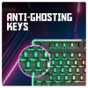 Cosmic Byte CB-GK-20 Styx TKL Membrane Gaming Keyboard with Rainbow LED (Black)