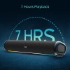 boAt Aavante Bar 950,Stream Free Music on JioSaavn, Dual Passive Radiators,7H Battery 40 W Bluetooth Soundbar (Premium Black, 2.0 Channel)