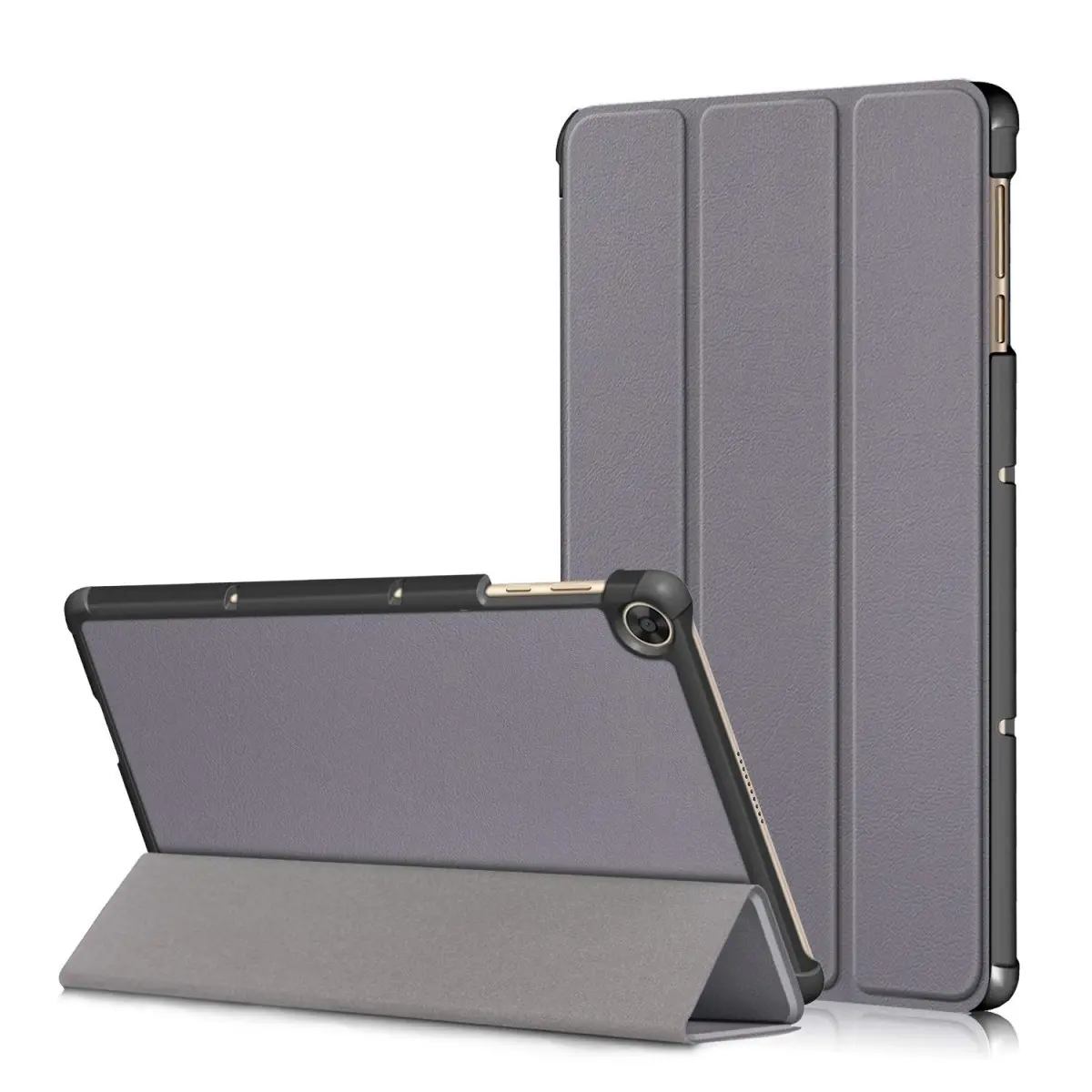 Case for Huawei MatePad T10S / T10 2020, Ultra Thin with Stand Function Slim PU Leather Smart Case for Huawei MatePad T10S / T10 2020，Gray