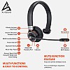 AIRSOUND M91 PROFESSIONAL SERIES  Pro Bluetooth Wireless Over Ear Headphones,BT V5.0 Wireless CVC 8.0 Noise-Cancelling 