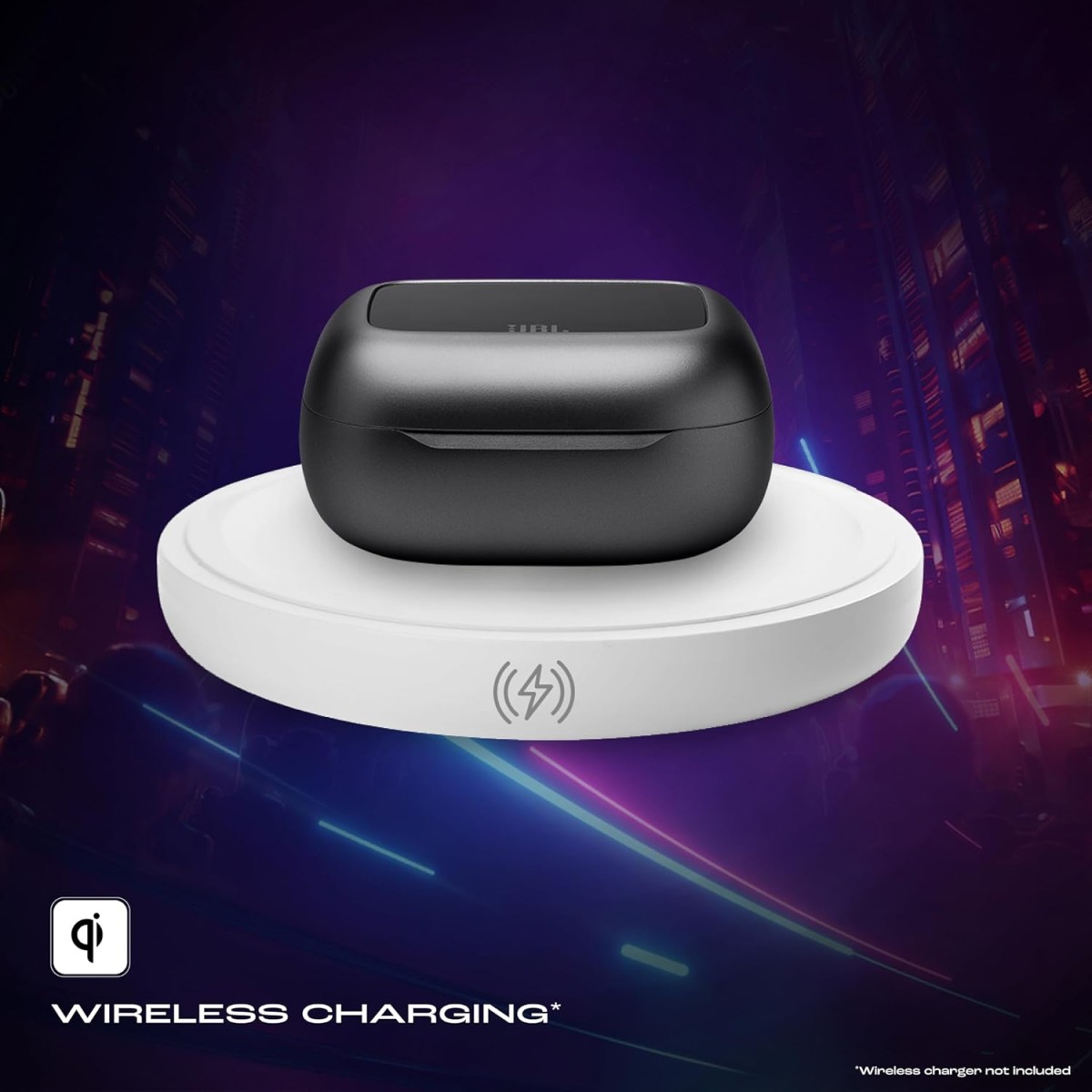 JBL New Launch Live Beam 3 TWS,Hi-Res Audio True ANC Earbuds,Smart Case with Touch Display,48H Playtime,Wireless Charging,6 Mic