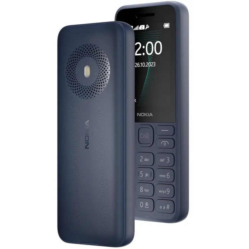 Nokia 130 Dual Sim Black Mobile With Battery and Charger