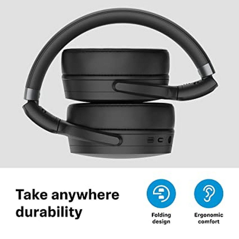 Sennheiser HD 450SE Bluetooth Wireless Over Ear Headphones with Mic Black