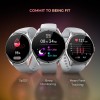 beatXP Vega with 1.43Round AMOLED & 1000 Nits BrightDisplay, BT Calling, IP68 Smartwatch (Electric Black Strap, 1.43) BXIO2004