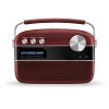 Saregama Carvaan Hindi - Portable Music Player with 5000 Preloaded Songs, FM/BT/AUX (Cherrywood Red)