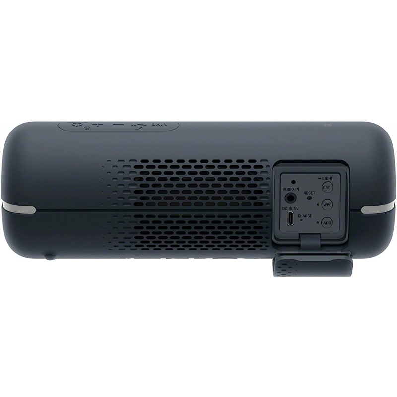 Sony SRS-XB22 Portable Bluetooth Speaker Compact Wireless Party Speaker with Flashing Line Light Black