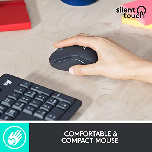 Logitech MK295 Wireless Keyboard and Mouse Combo Silent Touch Technology Logitech MK295 Wireless Keyboard and Mouse Combo Silent Touch Technology