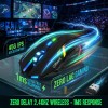 Offbeat RIPJAW 2.4Ghz Rechargeable Wireless Gaming Mouse, Silent Click Buttons Mouse - 7D Buttons, DPI : 1600,2400,3200, Mice for PC/Laptop/Smart TV/Mac(Light Weight)