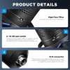 Boya BY-M1000 Condenser Microphone Podcast Mic Kit Support Omnidirectional/Bidirectional with Double-layer Pop Filter Shock Mount XLR Cable for Singer