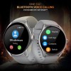 beatXP Vega with 1.43Round AMOLED & 1000 Nits BrightDisplay, BT Calling, IP68 Smartwatch (Electric Black Strap, 1.43) BXIO2004