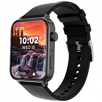 beatXP Unbound 1.78 Super AMOLED Display Bluetooth Calling Smart Watch, Metal Body,g (Black)