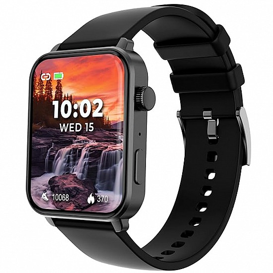 beatXP Unbound 1.78 Super AMOLED Display Bluetooth Calling Smart Watch, Metal Body,g (Black)