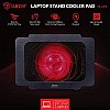 Tukzer Laptop Cooling Pad, Portable Slim Quiet USB-Powered Gaming Cooler Stand Chill Mat| 1-Red-LED Fan 