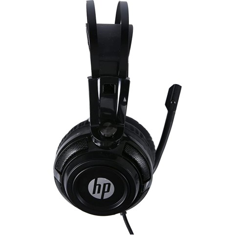 HP H200 Wired Over-Ear Ergonomic Design Gaming Headset with Rotatable Mic, LED Lighting for PC (Black, 8AA04AA) HP H200 Wired Over-Ear Ergonomic Design Gaming Headset with Rotatable Mic, LED Lighting for PC (Black, 8AA04AA)