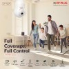 CP PLUS 3 MP Resolution Smart Wi-fi Bulb Security Camera 360° View