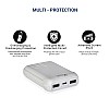 Syska 10000 mAh Li-Polymer P1016B Power Pocket100 Power Bank White