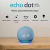 Amazon Echo Dot 4th Gen with clock | Smart speaker with powerful bass, LED display and Alexa