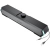 Ant Esports GS365SB Mini Soundbar Wired PC Speaker,USB Powered 3.5MM 10W Dual HiFi Stereo, LED Lighting Speakers