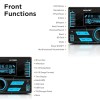 Dulcet DC-F200X 220W Double Din Mp3 Car Stereo with Hands-Free Calling/Bluetooth/USB Input/FM Radio/AUX Input/SD Card Slot/Remote Control / 7 Color LCD Display / ID3 Tag with EQ