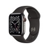 New Apple Watch Series 6 (GPS + Cellular, 40mm) - Graphite Stainless Steel Case with Black Sport Band New Apple Watch Series 6 (GPS + Cellular, 40mm) - Graphite Stainless Steel Case with Black Sport Band