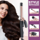 AGARO HC7001 Hair Curler with 19MM Barrel Cool Touch Tip for Women, Long and Short Hair Black And Rose Gold