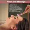 AGARO 33600 3-In-1 Electric Rose Quartz Face Roller Massager (Rose Gold)