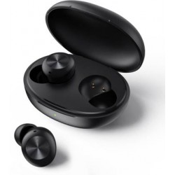 DIZO by realme TechLife GoPods D with Enviornment Noise Cancellation ENC Bluetooth Headset Black True Wireless