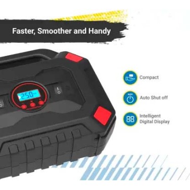 Airtree 120 PSI Multifuctional Premium Tyre Air Pump for Car-Bike (best Tyre Inflator)