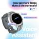 Fire-Boltt Rage Calling Bluetooth Calling Smartwatch, AI Voice Assistant with 1.32” Display Silver Grey