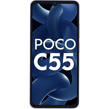 POCO C55 (Cool Blue, 6GB RAM, 128GB Storage) Refurbished