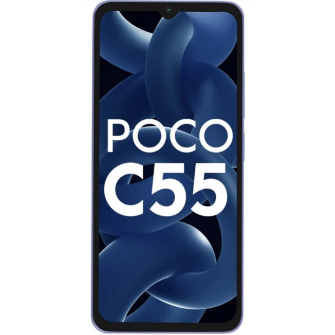 POCO C55 (Cool Blue, 6GB RAM, 128GB Storage) Refurbished
