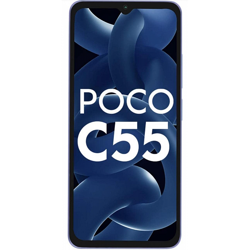 POCO C55 (Cool Blue, 6GB RAM, 128GB Storage) Refurbished