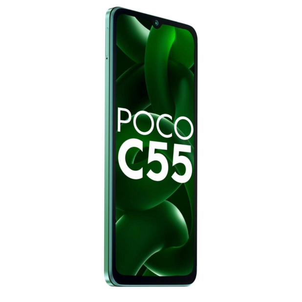 POCO C55 (Forest Green, 4GB RAM, 64GB Storage) Refurbished