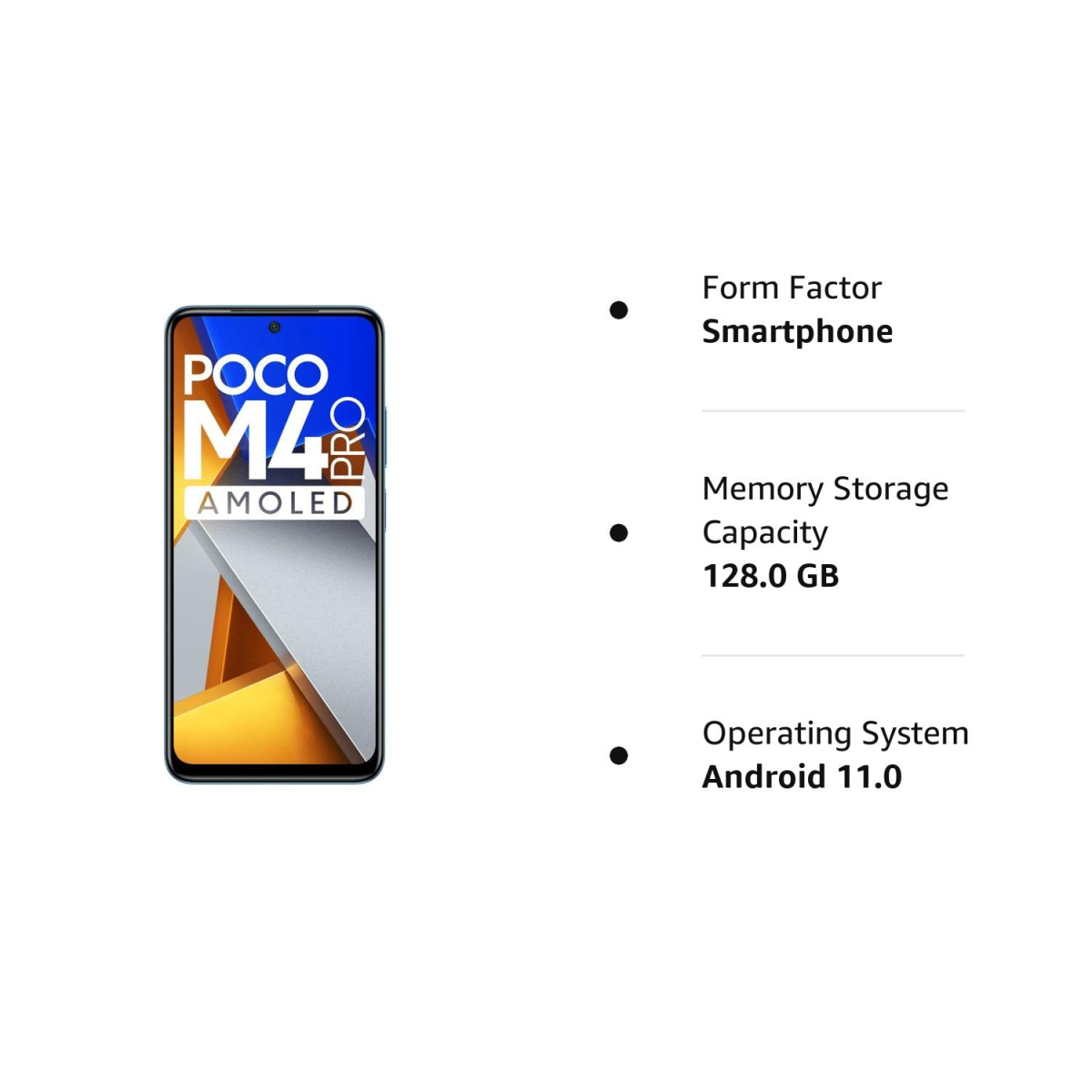 POCO M4 Pro 4G 6GB RAM 128GB Storage) refurbished