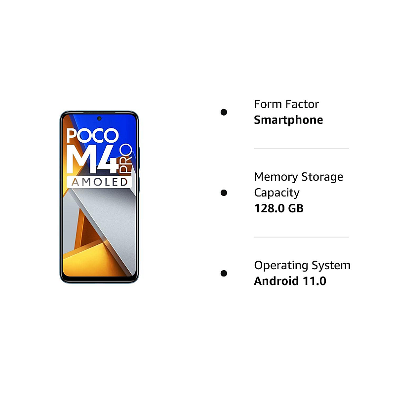 POCO M4 Pro 4G  6GB RAM 128GB Storage) Refurbished