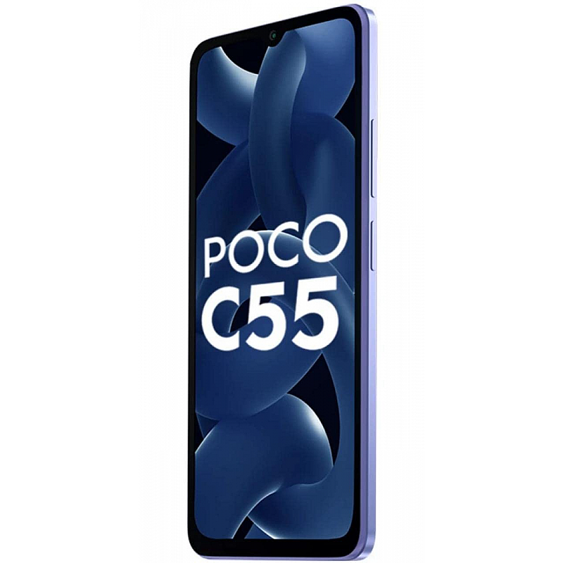 POCO C55 (Cool Blue, 6GB RAM, 128GB Storage) Refurbished