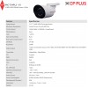 Cp Plus 2.4 Mp Indigo Full Hd Ir Night Vision Bullet Camera - 20 Mtr Ir, Ip66 