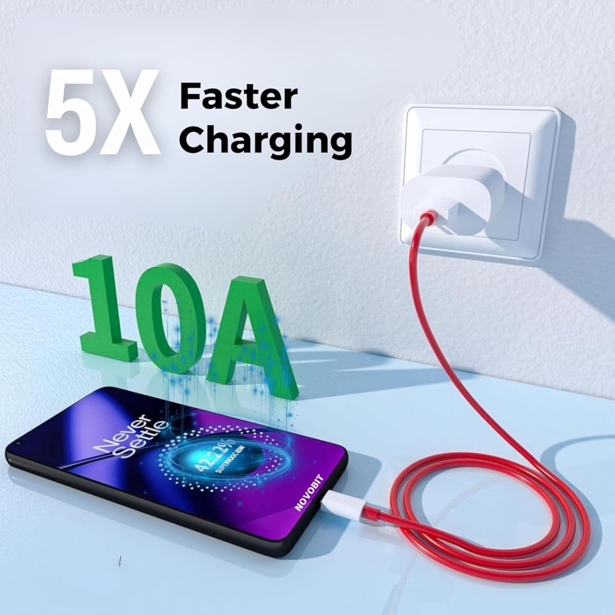 OnePlus SUPERVOOC 80W Power Adapter SuperVOOC Wall Charger for Mobile (White)