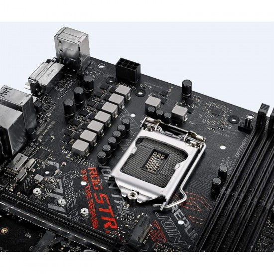 ASUS ROG Strix B365-G Gaming mATX Gaming Motherboard for Intel 8th and 9th Gen CPUs 300 Series 1151 Socket