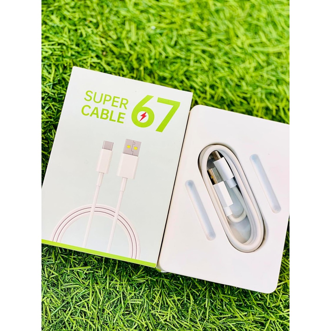 Shkod Super Cable 67, USB A to C Fast Charging Cable, White