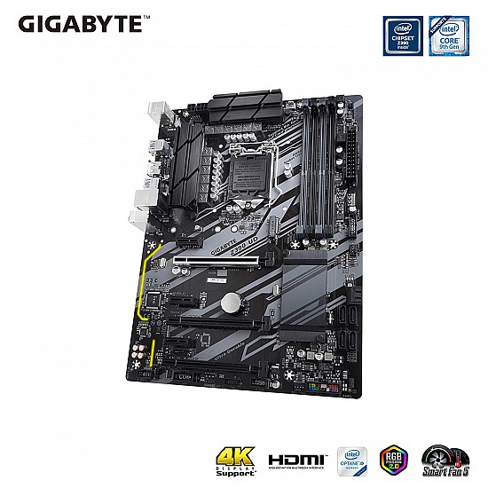 Gigabyte Intel Z390 UD Motherboard with 10+2 Digital PWM Design, 2-Way Crossfir Multi-Graphics, GIGABYTE