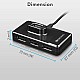 Zebronics Zeb-100 HB 4 Port USB Hub for Laptop