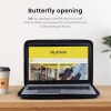 Alifiya Polyester MacBook Laptop Sleeve Cover Bag 16 Inch with Charger Pouch Grey