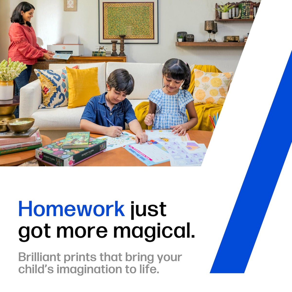 HP Smart Tank 589 All-in-One WiFi Colour Printer – 30 ppm Speed, High Capacity Ink Tank, Wireless, Ideal for Home & Office Printing