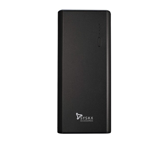 Syska 10000 mAh Lithium Ion L1002J Port100 Power Bank Black Syska 10000 mAh Lithium Ion L1002J Port100 Power Bank Black