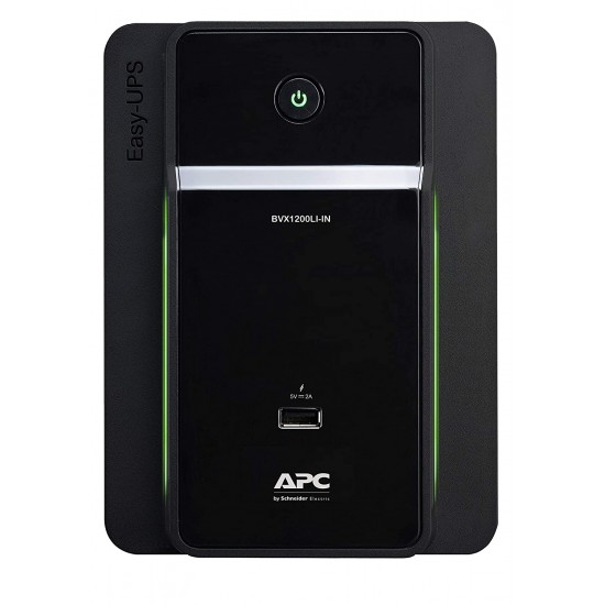 APC Easy UPS BVX1200LI-IN 1200VA / 650W, 230V UPS System an Ideal Power Backup Protection for Home Office Desktop PC 