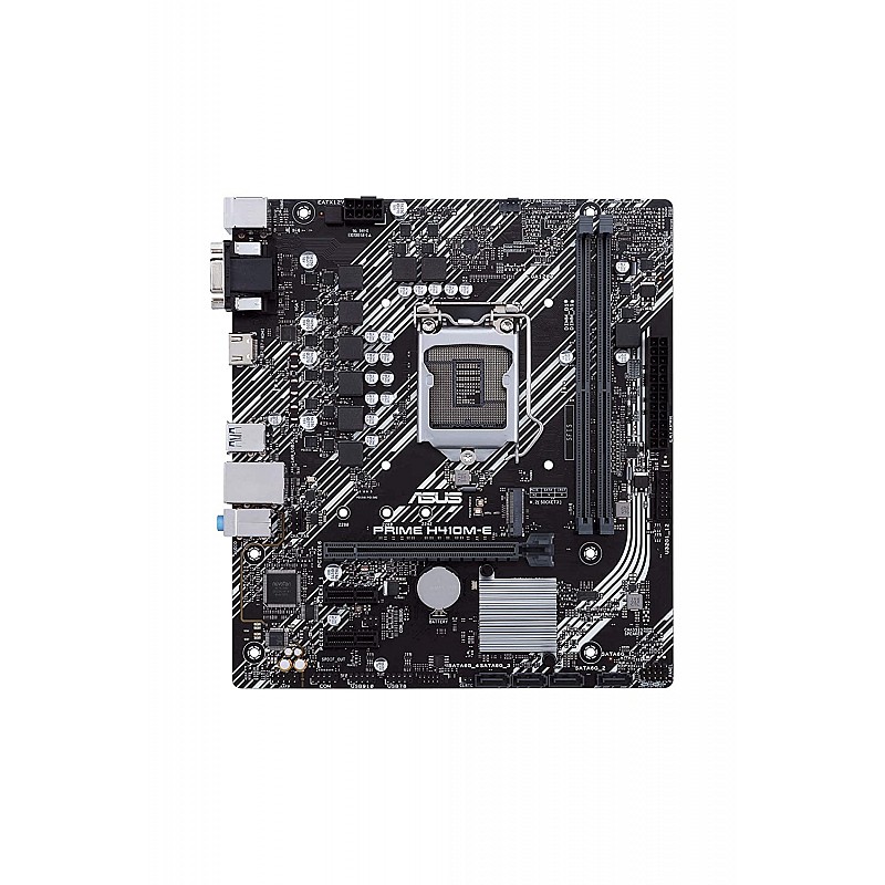 ASUS Prime H410M-E Intel PCIe 3.0 DDR4 mATX Motherboard with M.2 USB 3.2 Gen1 HDMI and SATA III 6Gbps