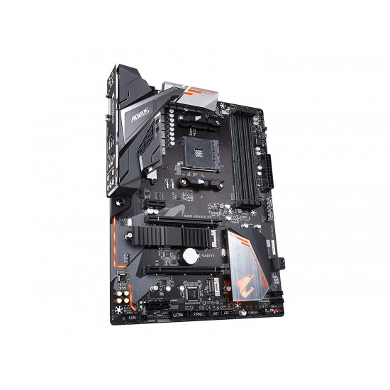 Gigabyte B450 AORUS ELITE AMD Ryzen AM4 M.2 Thermal Guard Hmdi DVI USB 3.1 DDR4 ATX Motherboard