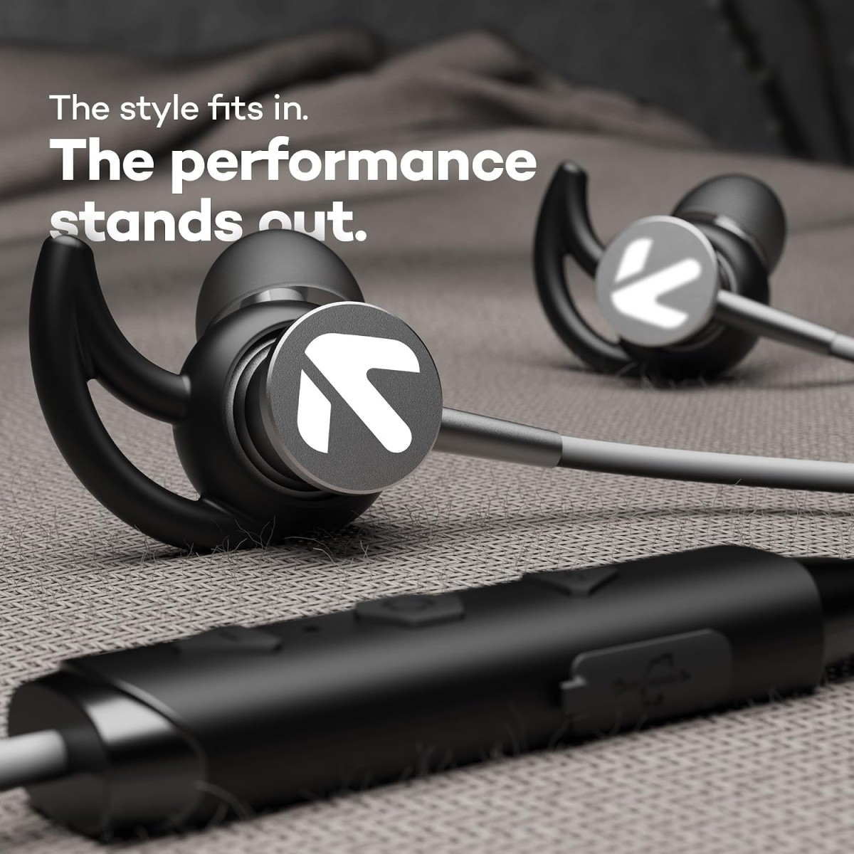 GOBoult Boult ProBass EQCharge with ZEN Mode ENC, 32hrs Playtime (Black, In the Ear)