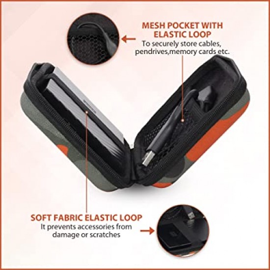 Tizum Portable Electronic Travel Gadgets & Accessories Organizer Multipurpose Pouch